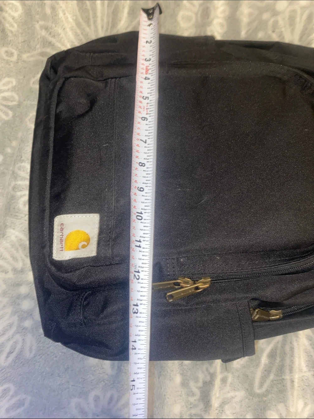 Carhartt Black Everyday Backpack with Front and Side Pockets